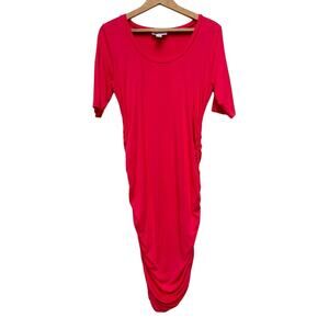 Motherhood Maternity Pink 1/2 Sleeve Medium